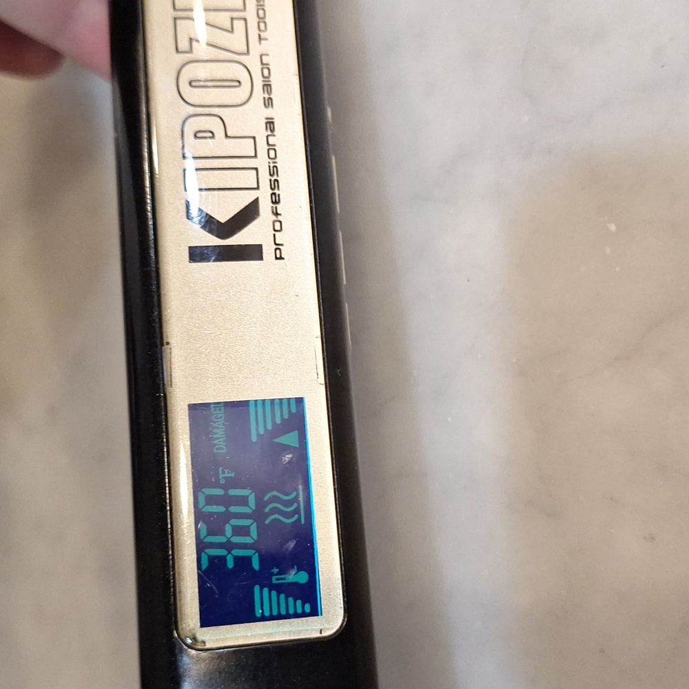 Kipozi Professional Hair Straightener 1" Width Tested Temperature Easily Adjusts
